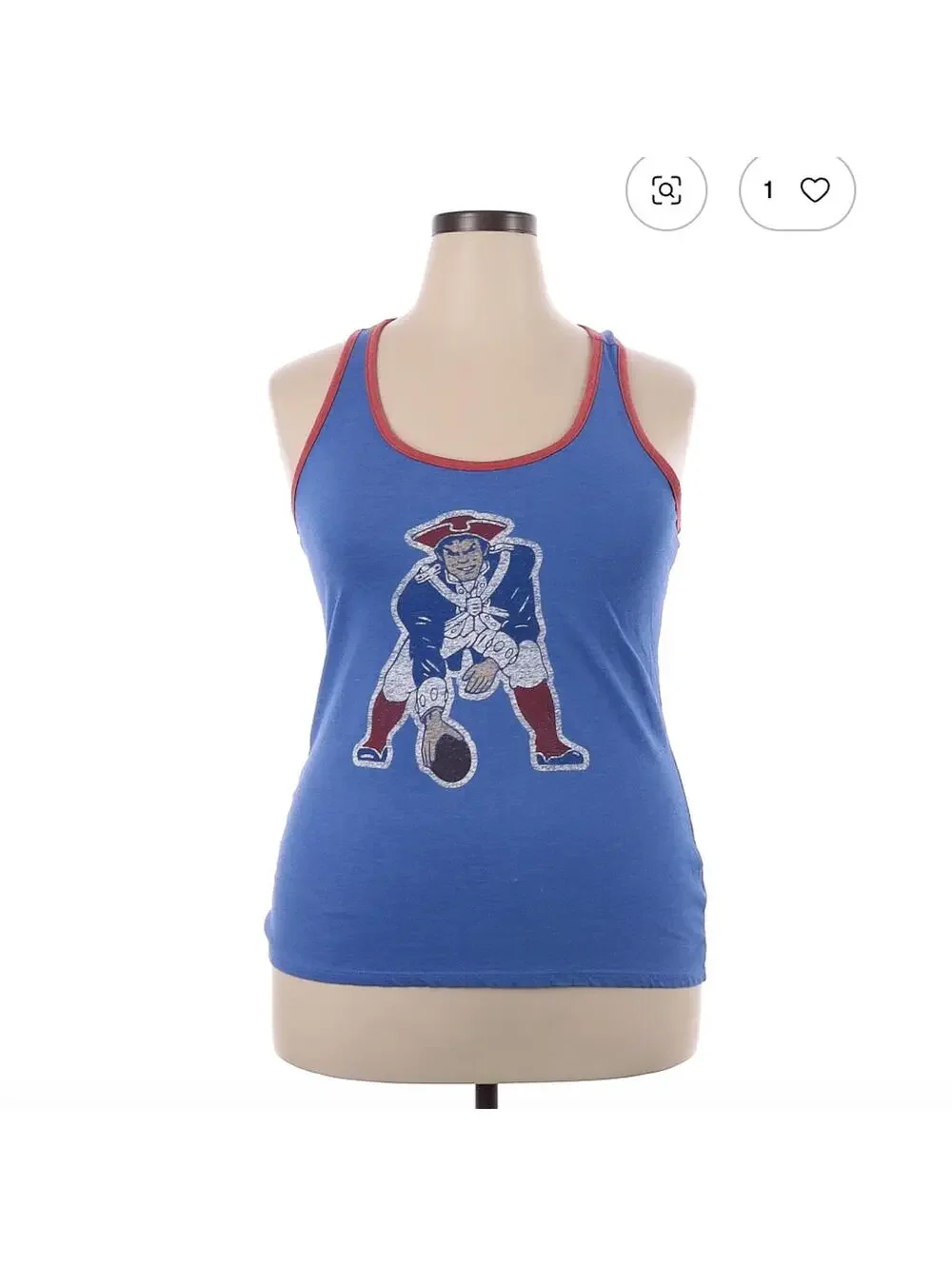 Nike NFL Team Apparel Patriots Blue Tank Top XL